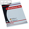 officio Briefblock DIN A5, blanko, 50 Blatt, 70 g/m²
